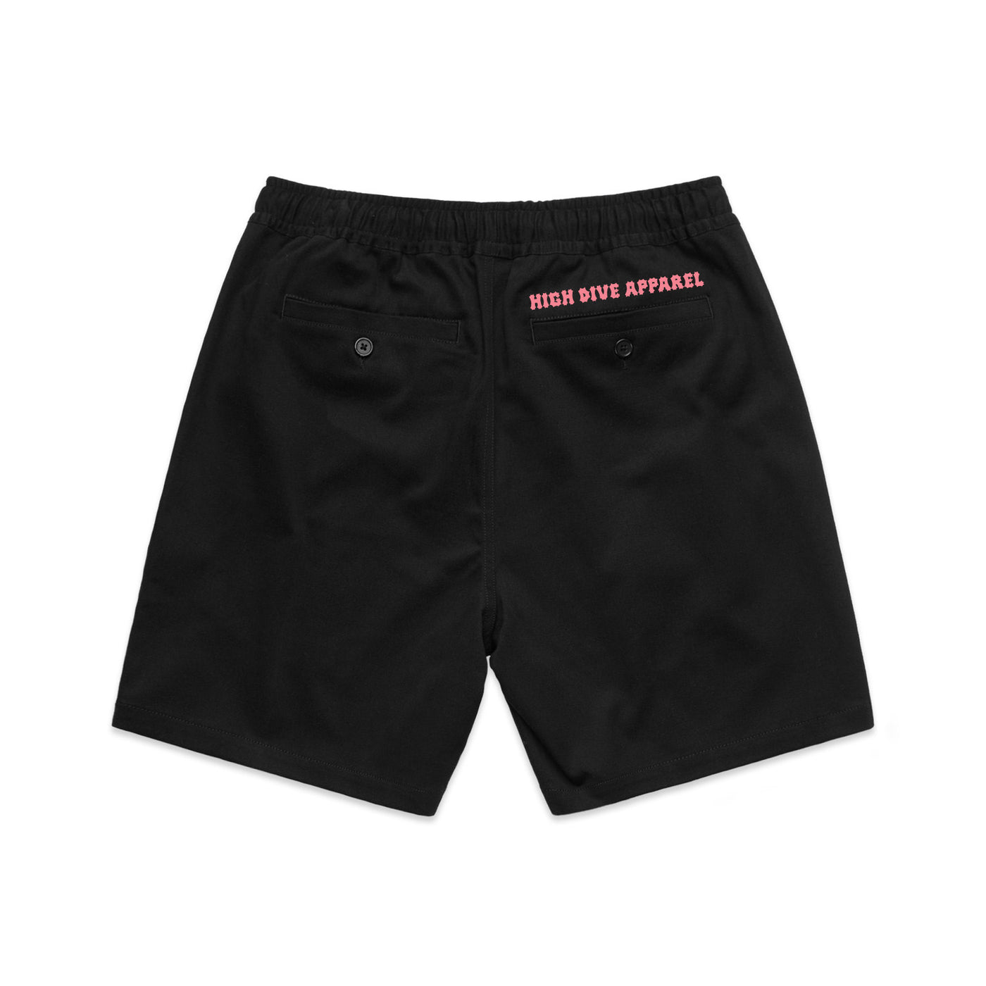 Ride Or Die Black Walk Shorts
