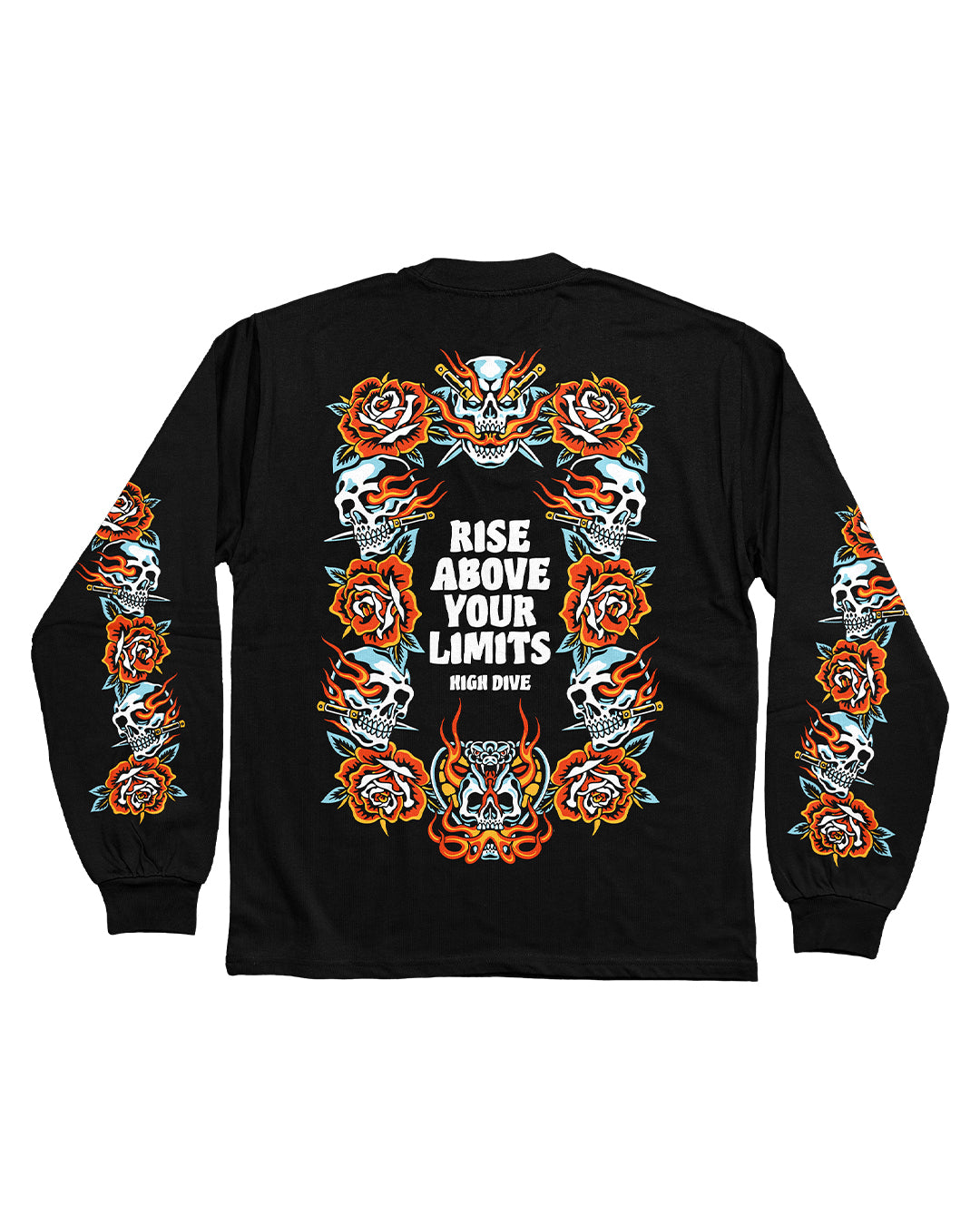 Rise Above Black Heavy Long Sleeve