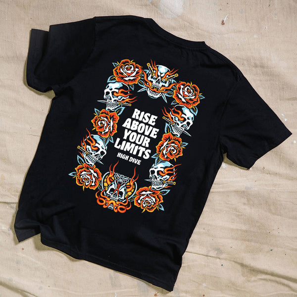 Rise Above Black Tee