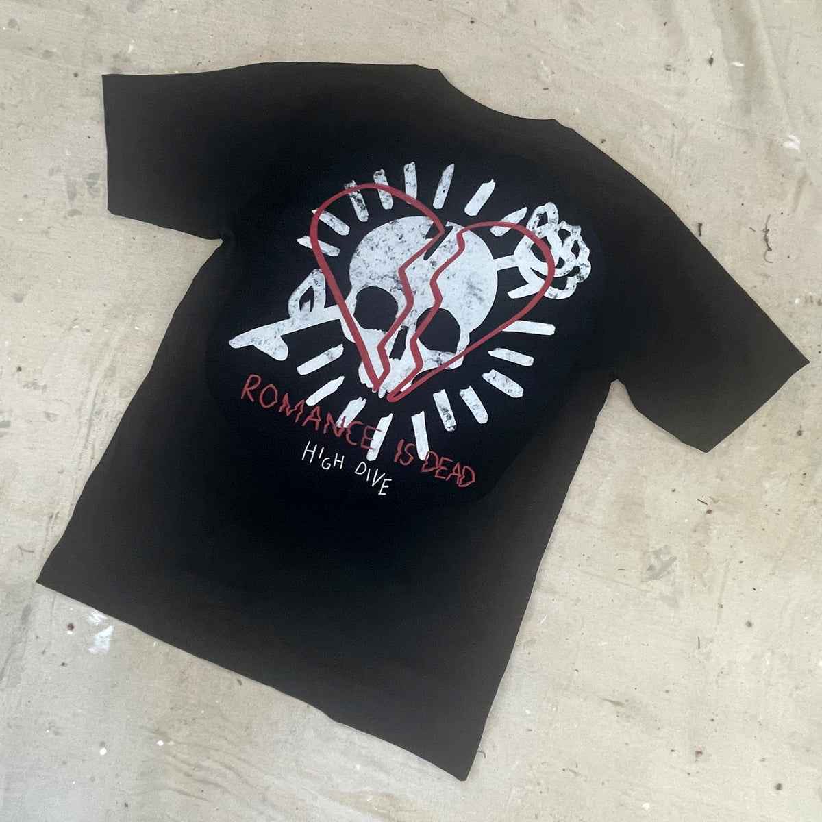 Romance Is Dead Black T-shirt