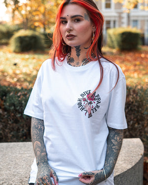 Hold The Rose White T-Shirt