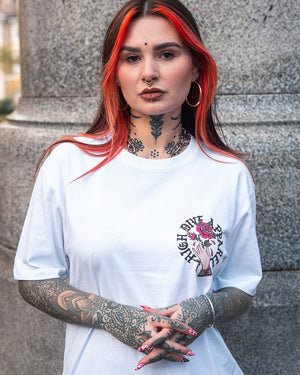 Hold The Rose White T-Shirt