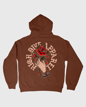 Hold The Rose Clay Oversized Hoody
