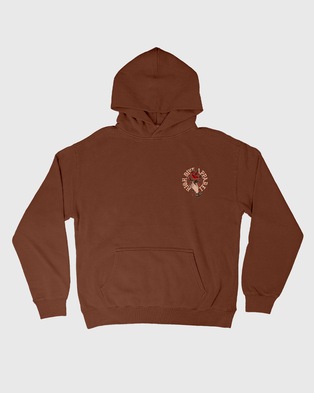 Hold The Rose Clay Oversized Hoody
