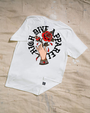 Hold The Rose White T-Shirt