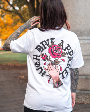 Hold The Rose White T-Shirt