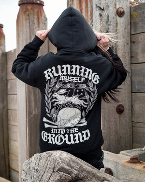 Running Into The Ground Oversized Hoody