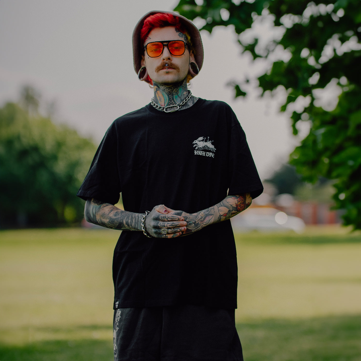 Running Myself Into The Ground Black T-Shirt