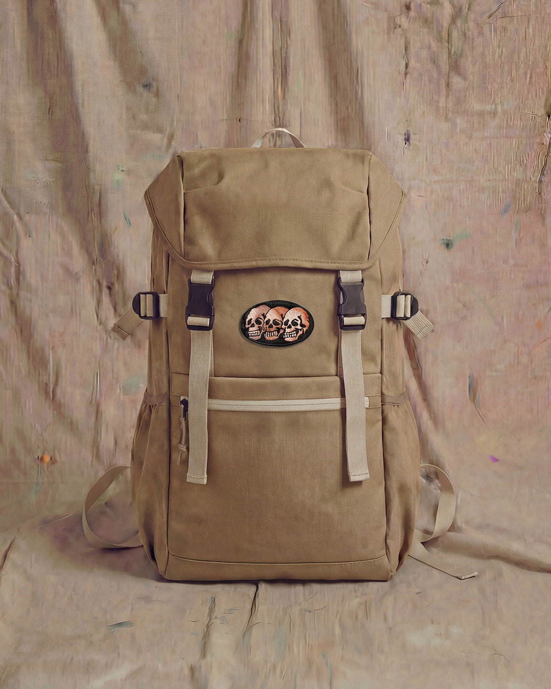 3 Skull Ramble Backpack Sand