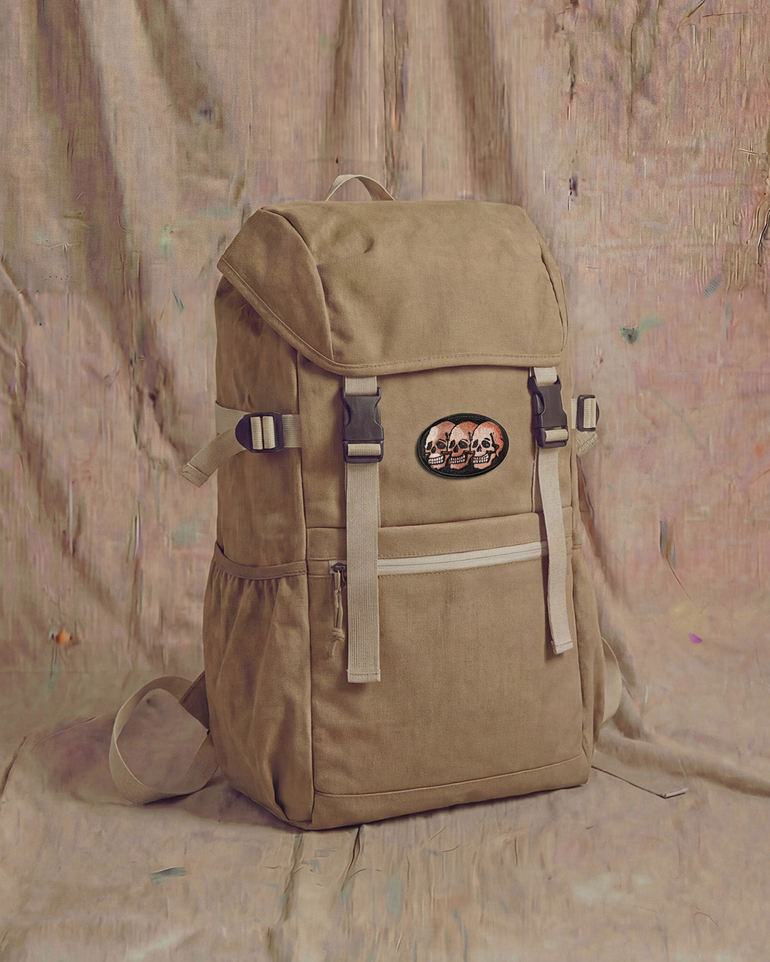 3 Skull Ramble Backpack Sand
