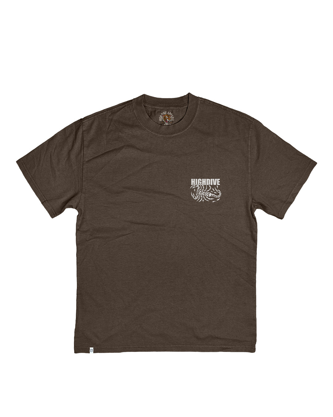 Trad Scorpion Heavy Tee Faded Walnut