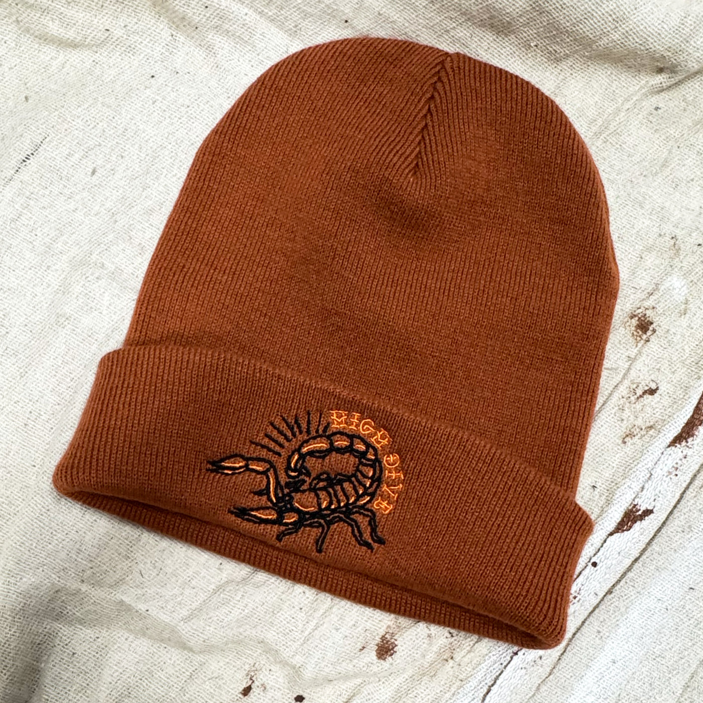 Scorpion Clay Beanie