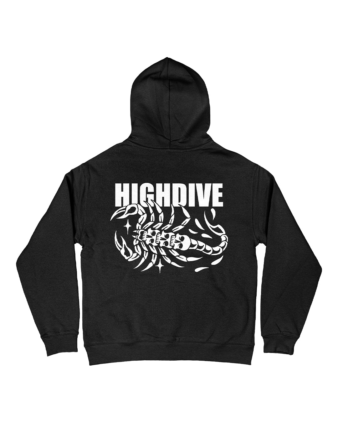 Trad Scorpion Oversized Black Hoody