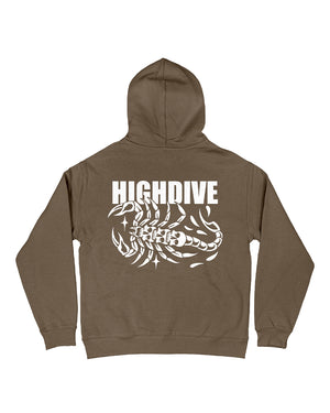 Trad Scorpion Oversized Chocolate Hoody