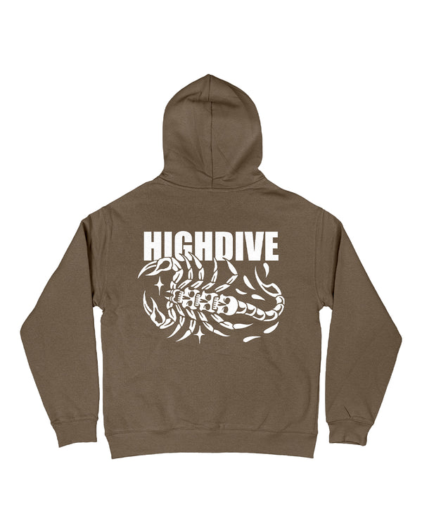 Trad Scorpion Oversized Chocolate Hoody