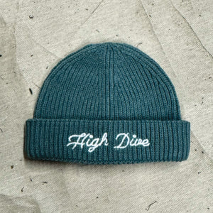 Script Trawler Beanie - Sea Green