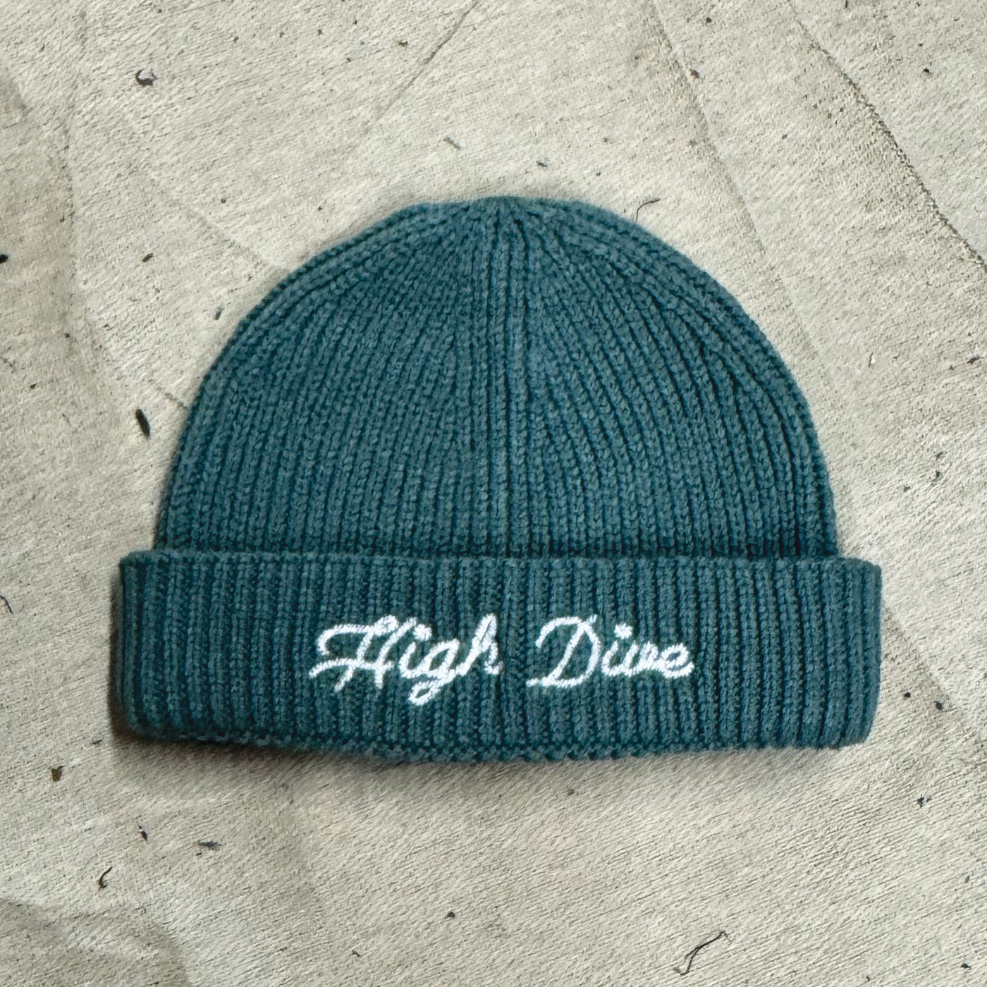 Script Trawler Beanie - Sea Green