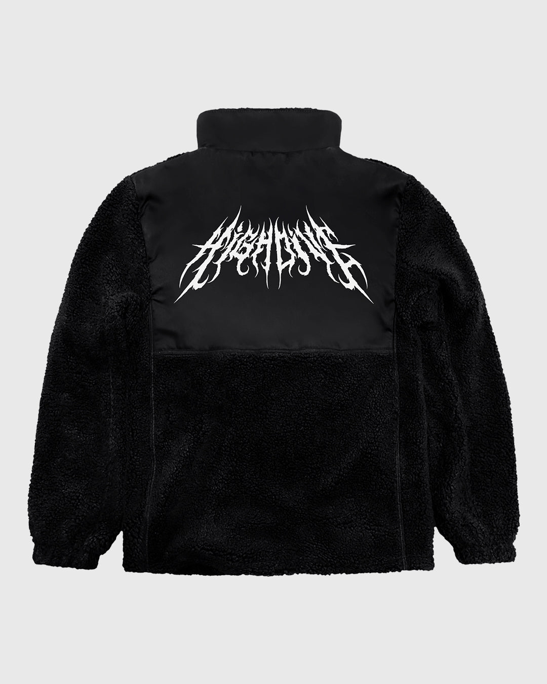Metal Logo Sherpa Fleece Jacket | Outerwear | High Dive Apparel