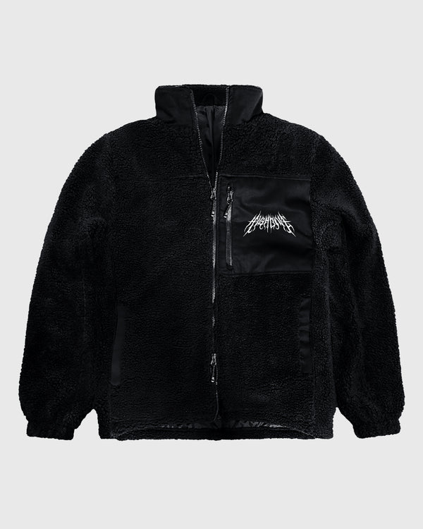 Metal Logo Sherpa Fleece Jacket