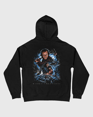 Shining Black Oversized Hoody