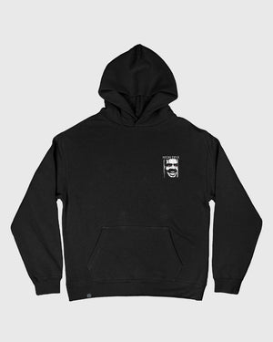 Shining Black Oversized Hoody