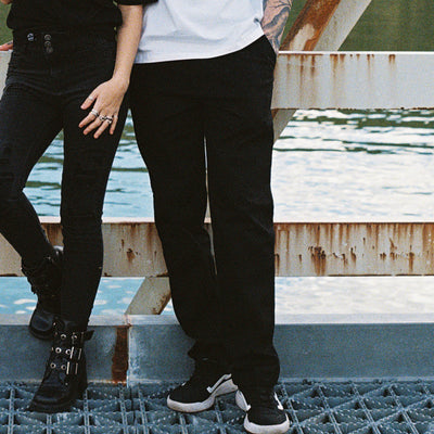 Skull Straight Trousers