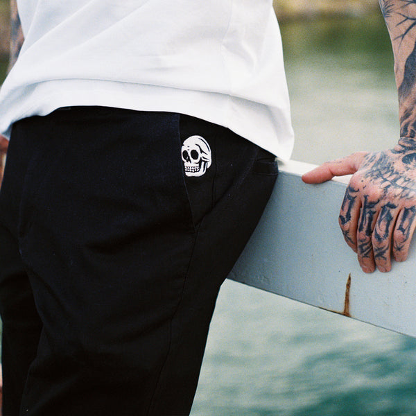 Skull Straight Trousers