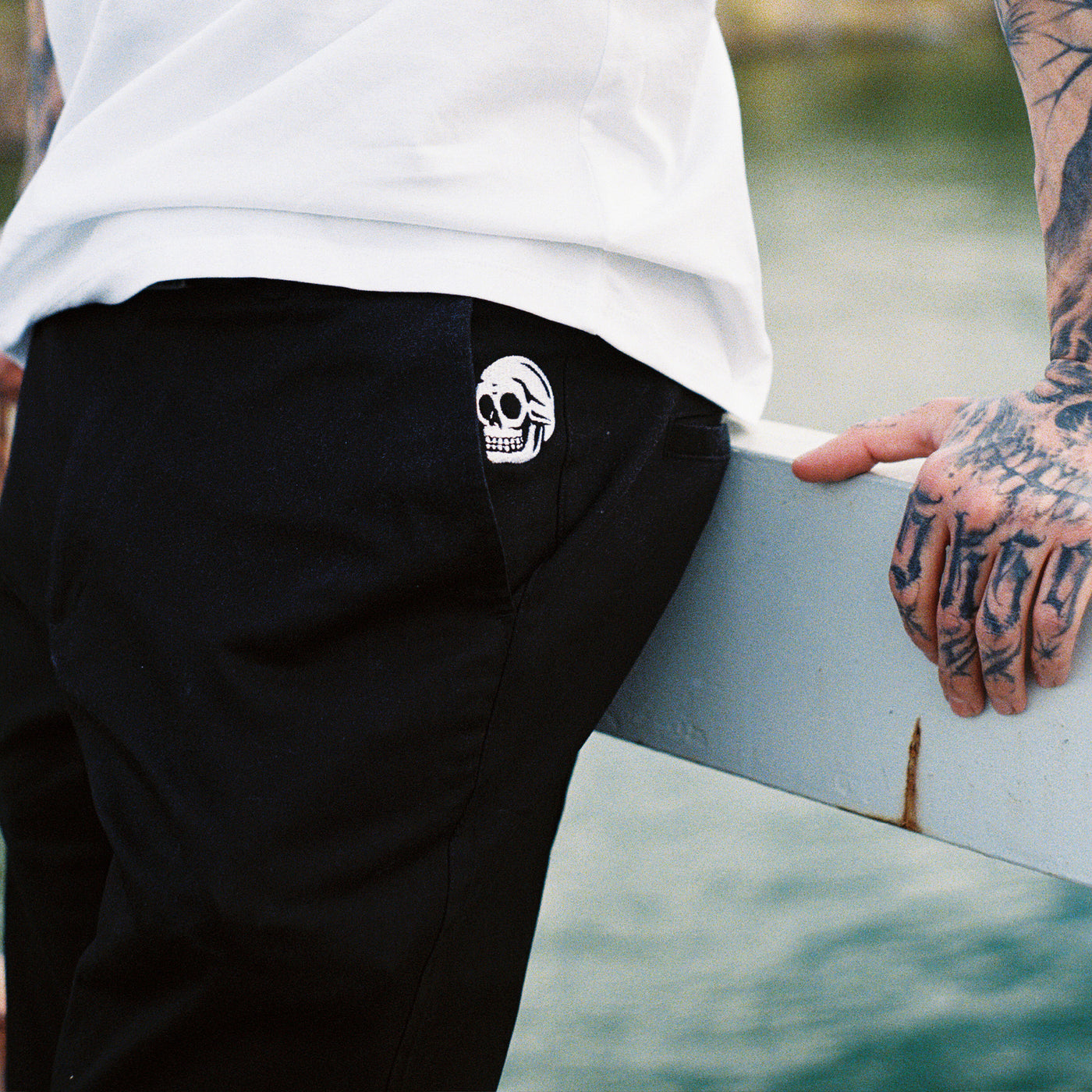 Skull Straight Trousers