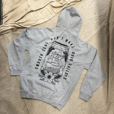 Smooth Seas Grey Hoody