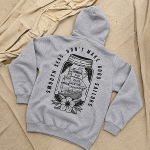 Sudadera con capucha La vida es sombría 