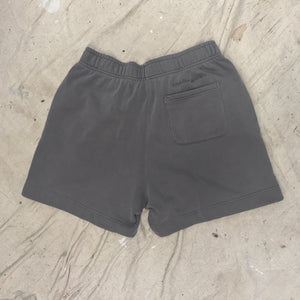 Snake Embroidered Faded Relax Track Shorts