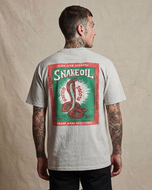 Snake Oil Heavy Tee Faded Bone