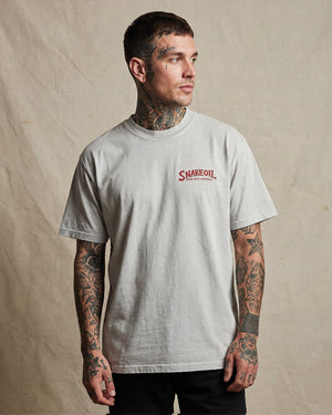 Snake Oil Heavy Tee Faded Bone