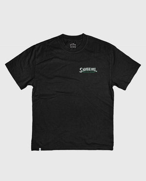 Snake Oil Heavy Tee Faded Black