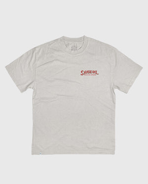 Snake Oil Heavy Tee Faded Bone