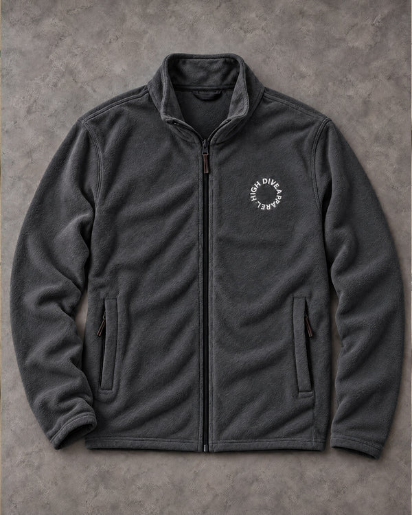 High Dive Circle Steel Grey Fleece