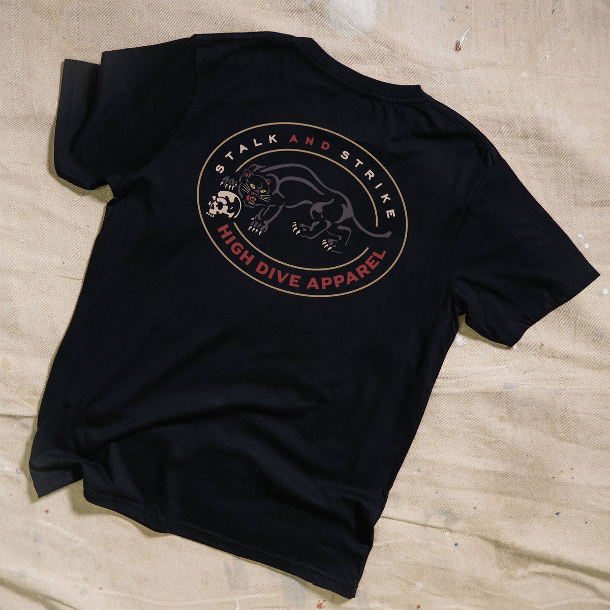 Stalk & Strike Black Tee