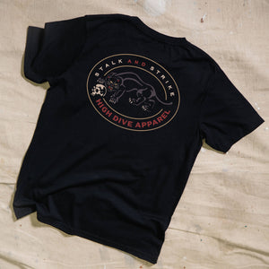 Stalk & Strike Black Tee