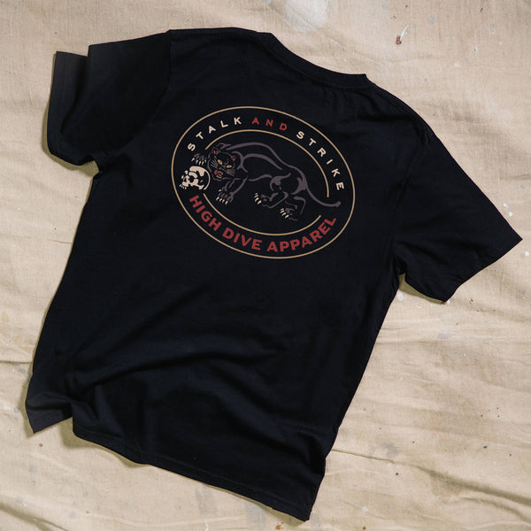 Stalk & Strike Black Tee