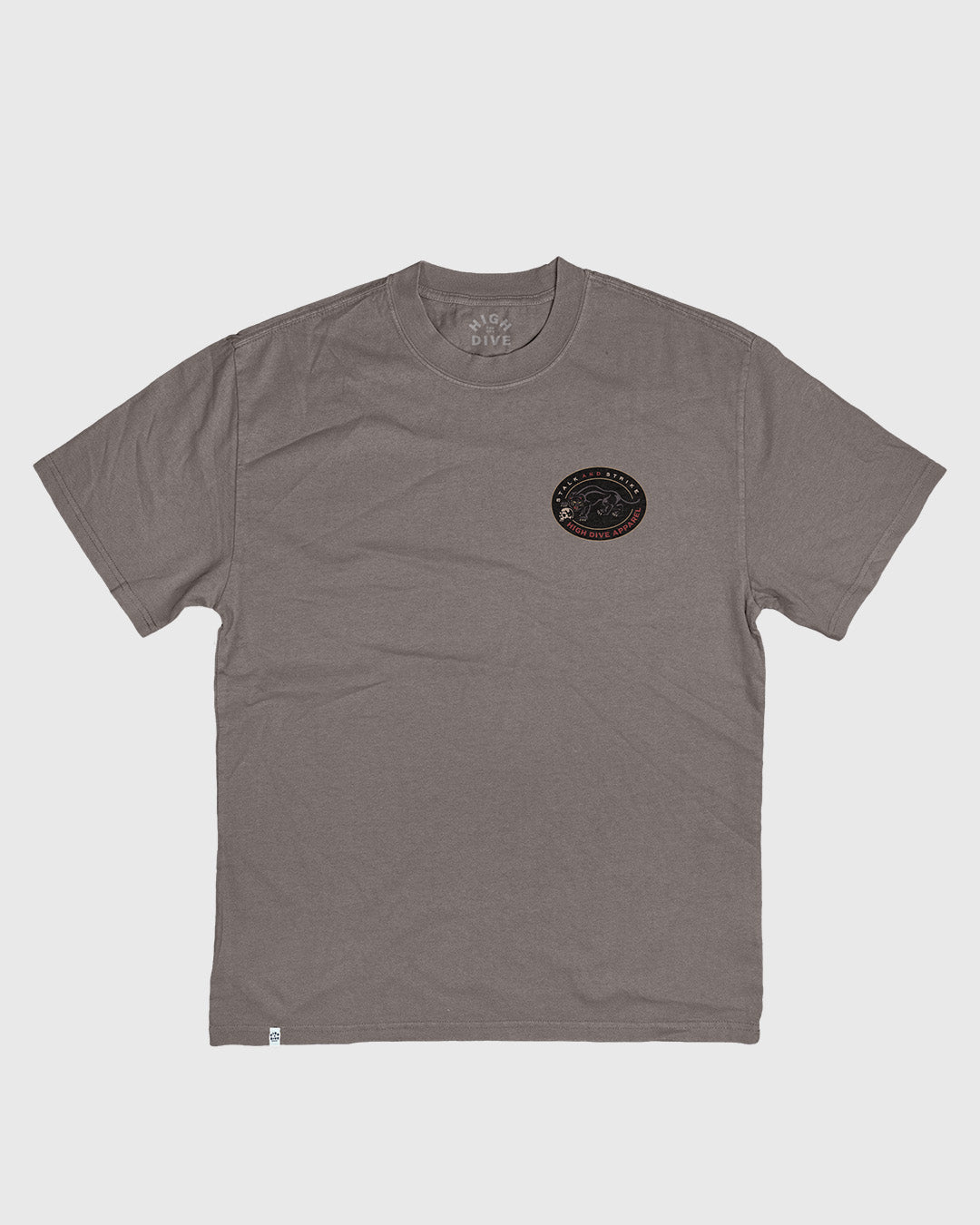 Stalk & Strike Heavy Faded Grey Tee