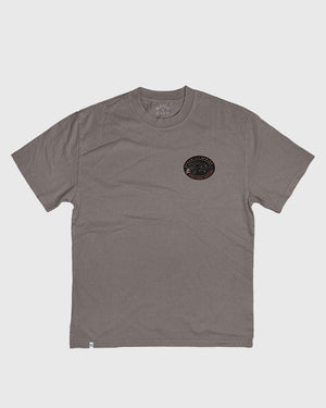 Stalk & Strike Heavy Faded Grey Tee