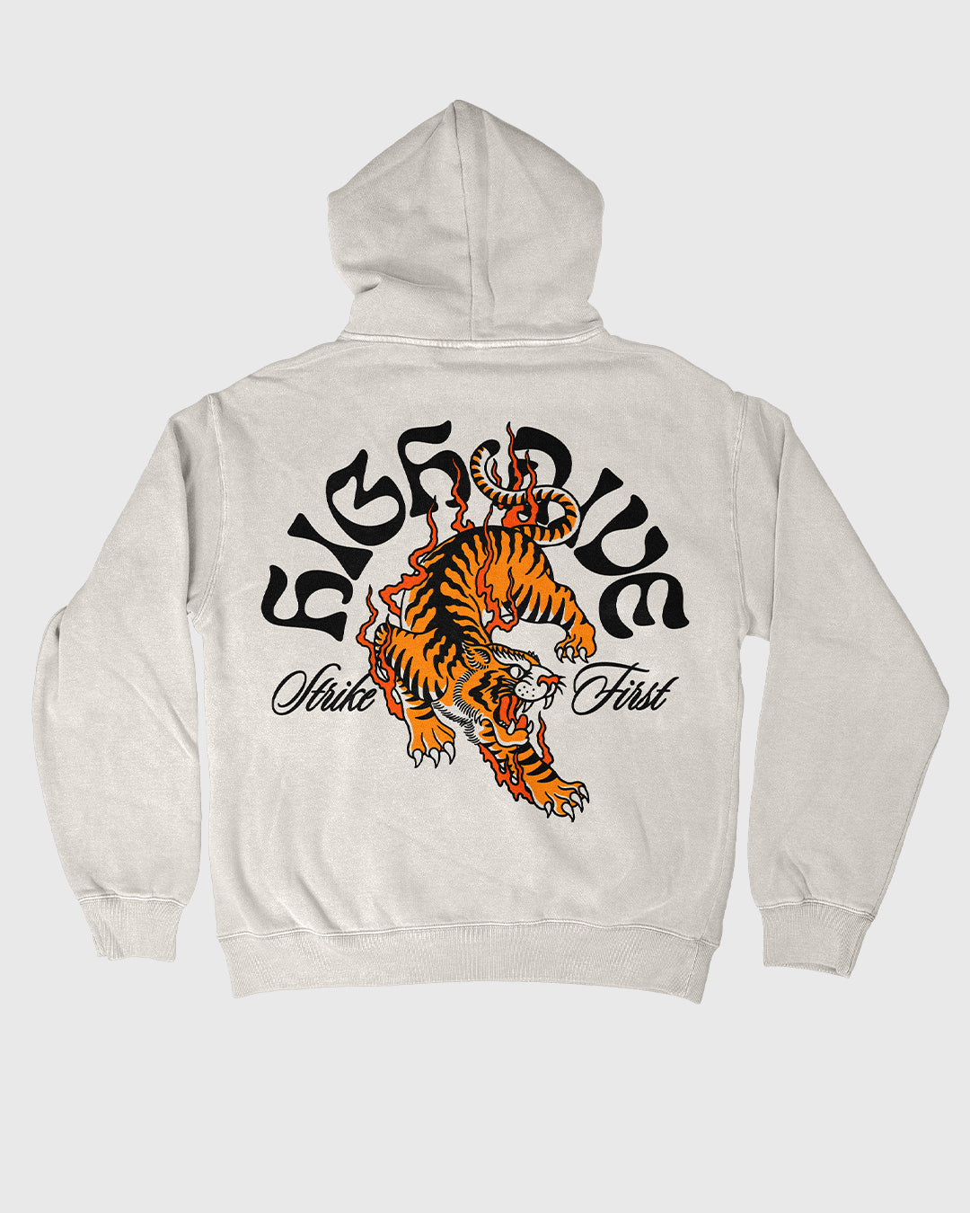 Strike First Faded Bone Oversized Hoody
