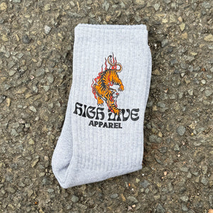 Strike First Grey Socks