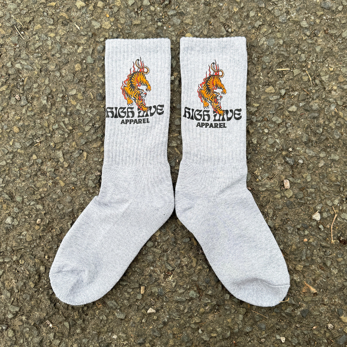 Strike First Grey Socks