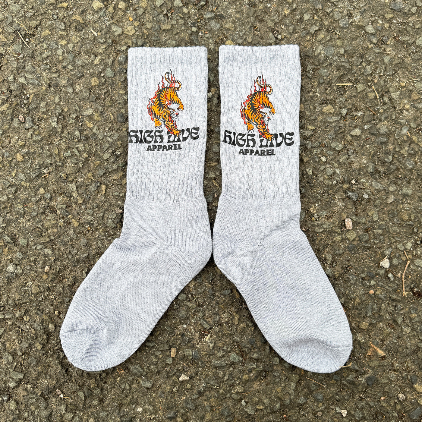 Strike First Grey Socks