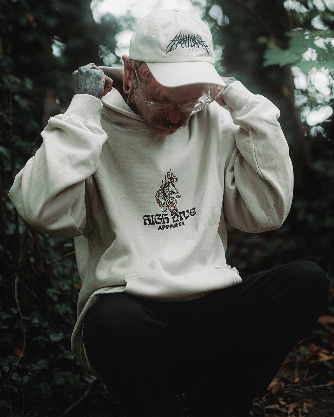 Strike First Faded Bone Oversized Hoody