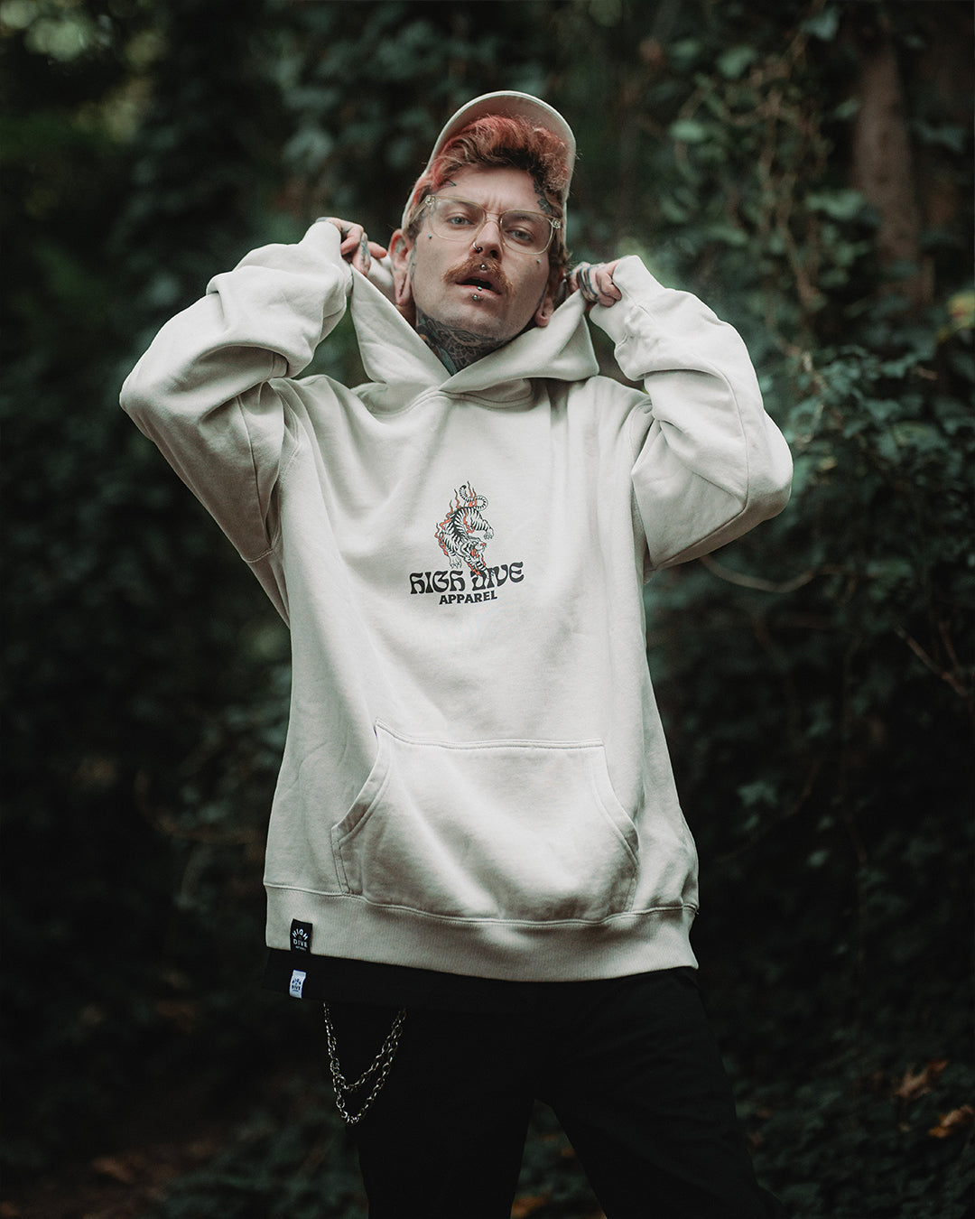 Strike First Faded Bone Oversized Hoody