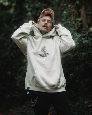 Strike First Faded Bone Oversized Hoody