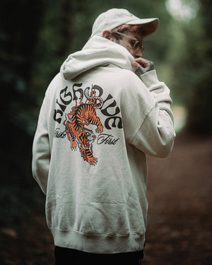 Strike First Faded Bone Oversized Hoody