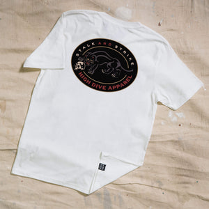 Stalk & Strike White Tee